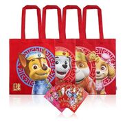 Singapore Singtel 2018 Chinese New Year Paw Patrol Canvas Tote Bags and Red Packet Sets