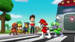 PAW Patrol Pups Save a School Bus Scene 48