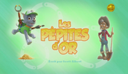 "Pups Save a Goldrush" ("Les Pépites d'or") title card on TF1