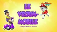 "Pups Save the Hum-mover" ("Le Vroum-mobile") title card on Nickelodeon Junior