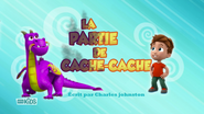 "Pups Save a Playful Dragon" ("La Partie de cache-cache") title card on RTS Un