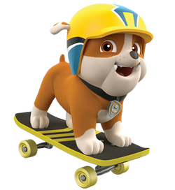 Paw patrol rubble hoverboard top