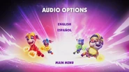 Audio options