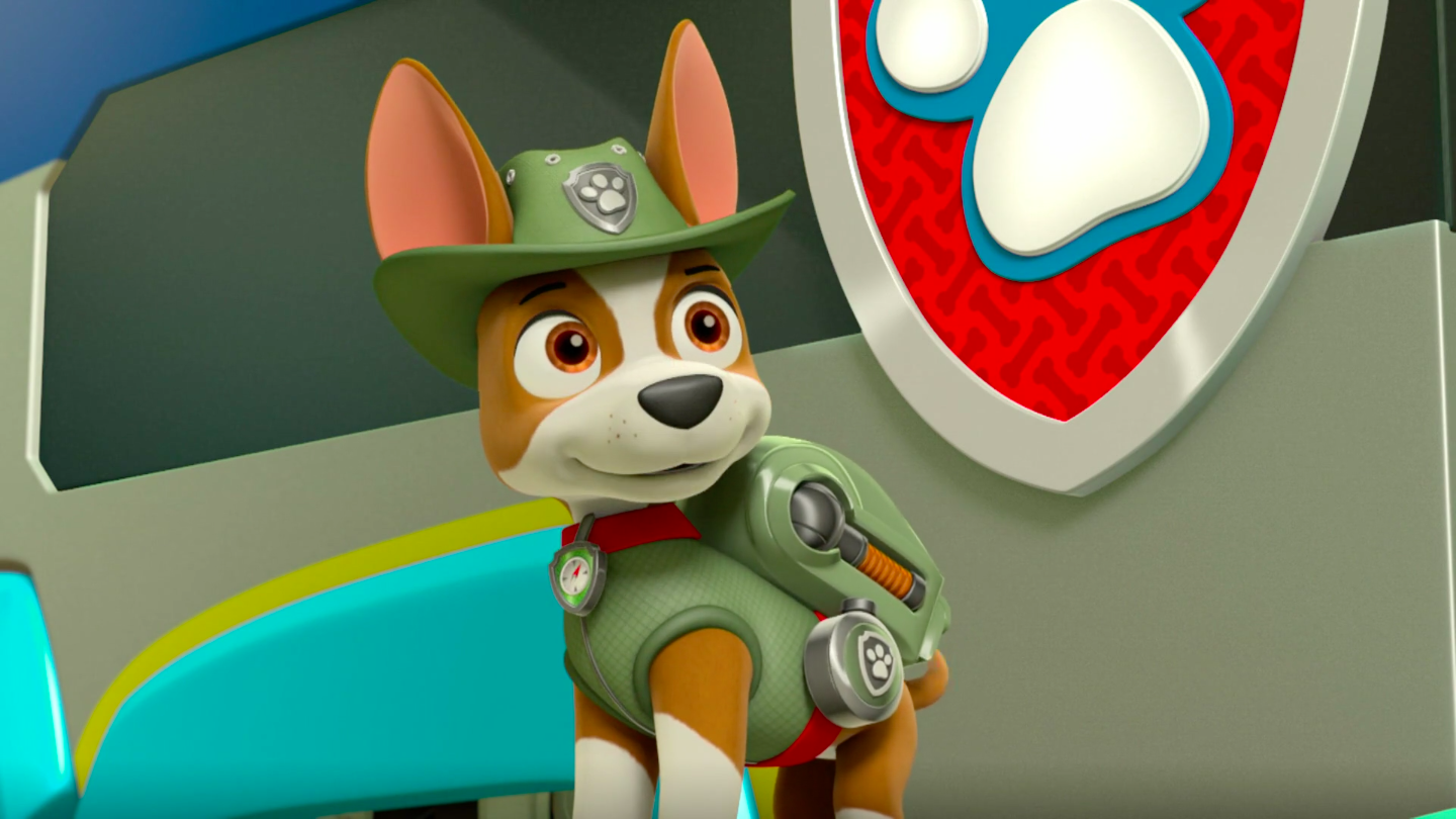 what kind of dog is tracker in the paw patrol