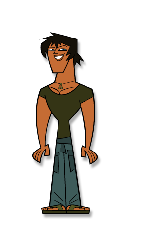 Justin Total Drama Wiki Fandom Powered By Wikia - Total Drama Island Tom,  HD Png Download - 400x1168 (#1285175) - PinPng