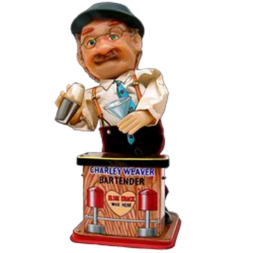Charlie weaver bartender doll cheap