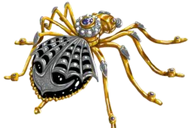 Black widow brooch faberge price best sale