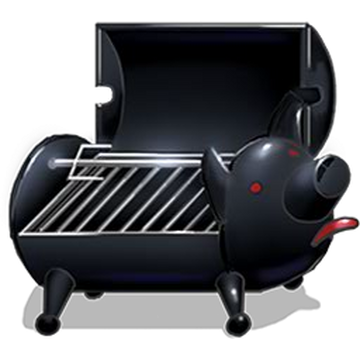 Pig top bbq pit