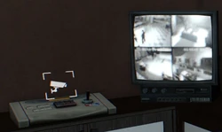 Панель управления камерами в диспетчерской #2.