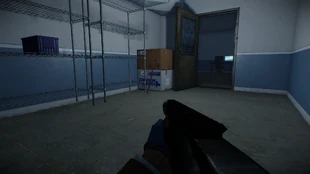 Монтировка возле комнаты с серверной (2 этаж)