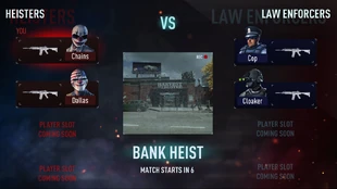 Пред-игровое лобби раннего билда