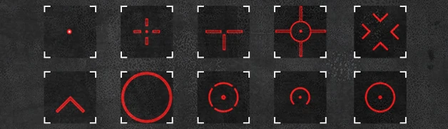 Gage mod reticles