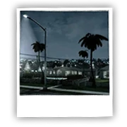 Карта в ночное время