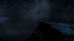 Монтировка в канализации (позади будет река)