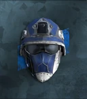 Шлем порядка и хаоса На шлеме брызги крови грабителя. Призывает принять суровые меры в борьбе с преступностью. Сандерс