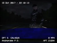 Фотография Вернона Лока с полицейского регистратора