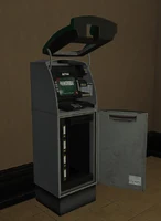 Пустой банкомат (зелёный)