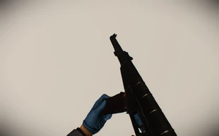 Перезарядка. Хорошо видны бронебойные патроны в магазине.