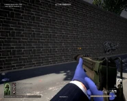 Player holding the Mark 11.