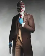 Dallas' PD3 concept art. Note that the tie color is different as well as the long coat.