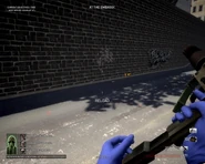 Player reloading the "Casket Magazine" Mark 11.