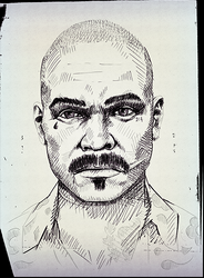 Sangres' proper FBI sketch that was added later (before all FBI sketches were removed).