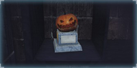 Spooky Pumpkin :"The spookiest pumpkin ever." :—Trophy description. UNLOCK CONDITION: Destroy the pumpkin on the Prison Nightmare job. PLACEMENT: The living room.