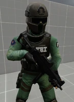 The NPC Jackal, held