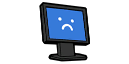 BSOD Sticker.png (14 KB) BSOD Ah, yes, the Blue Screen of Death. Feared by gamers and software developers alike. The tiniest error can set this off, and here you are, flipping circuit breakers and slinging bullets around a high-tech environment. IT's gonna love you! THIS IS A SYNTAX ERROR WEAPON PACK ITEM!