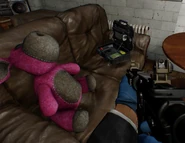 A preview of the old sentry gun in the safe house