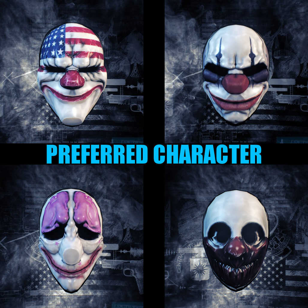 Payday 2 all masks patterns фото 68