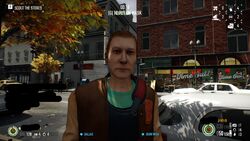 Jacket's face model in-game prior to Update #102.