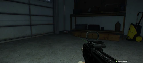 3. Inside the garage infront of the house