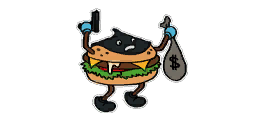 Burger Robber Sticker.png (23 KB) Burger Robber Sure, the burger is stacked but tends to panic a bit more.