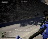 Player reloading the Mark 11.