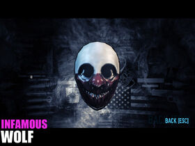 Masks (Payday 2)/Infamy | Payday |