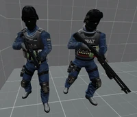 Swat-lights.jpg (170 KB) SWAT Light submachine gunner (left) and shotgunner (right)