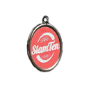 The Slam I asked my ex-special forces buddy why he had this charm on his F69 AR. He said that it made him think of a cold Slam Ten while he was out on recon jobs in the desert. He's not a very deep thinker, but fair enough.