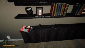 The bracelet in Wilson's living room