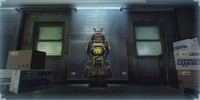 Bushido :"You really wanted this armor, more than anything else." :—Trophy description UNLOCK CONDITION: In the Shadow Raid heist, steal all the Samurai Armor before grabbing or securing any other loot, playing on OVERKILL difficulty or above. PLACEMENT: Jiro's Lounge.