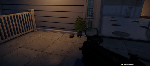 2. Left to the front door