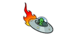 UFO Down Sticker.png (17 KB) UFO Down We're not saying it was aliens...