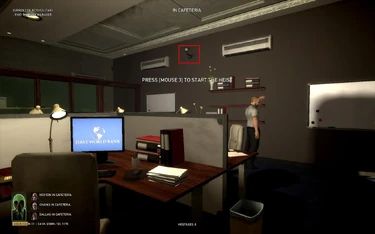 Cafeteria, 1st floor: 1 camera.