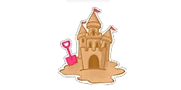 Sand Castle Sticker.png (20 KB) Sand Castle Inevitably, some jerk is going to kick down your sand masterpiece. My suggestion? Fill the castle with fire ants. Turn this into a teachable moment. THIS IS A HOUSTON BREAKOUT TWITCH DROP! }}