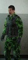 Dallas in The Classic | Chain's Camo outfit.