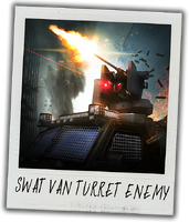 Promotion image of the SWAT Van Turret.