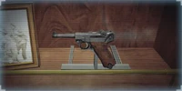 A War Well-Fought :"A beautifully-preserved Parabellum pistol." :—Trophy description UNLOCK CONDITION: Complete the "Prepare for War" side job. PLACEMENT: Aldstone's Quarters.