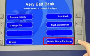 ATM top up