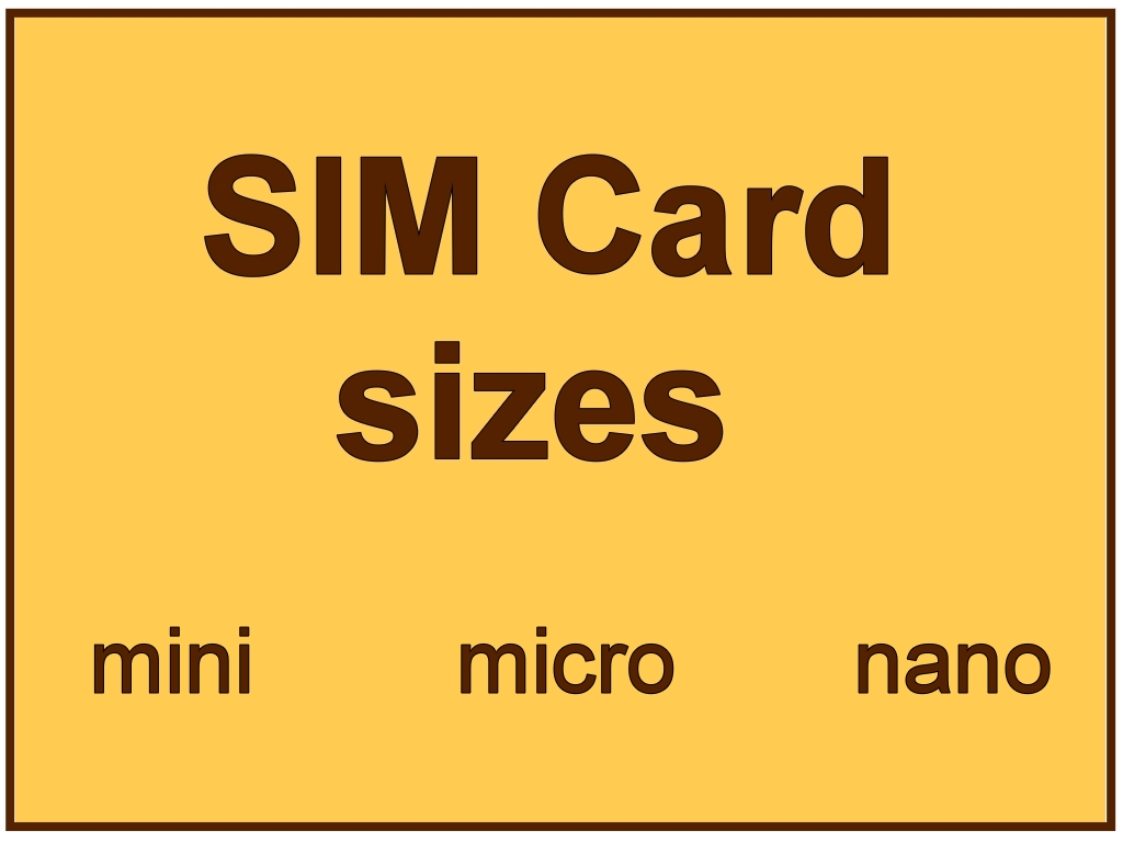 Sim Card Sizes Prepaid Data Sim Card Wiki Fandom