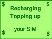 Recharge Euro+USA SIM Card